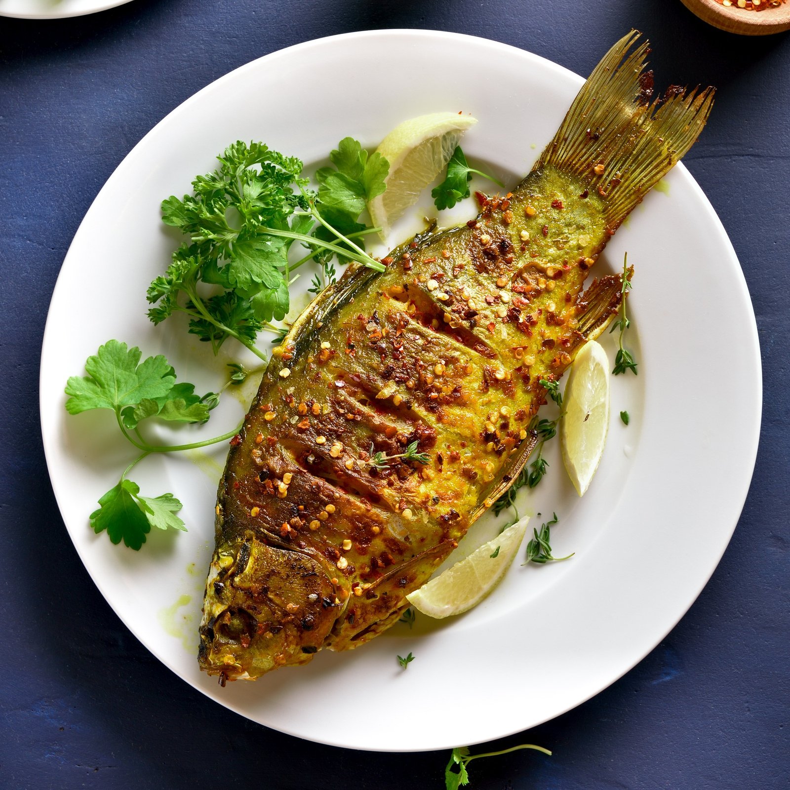Grilled fish